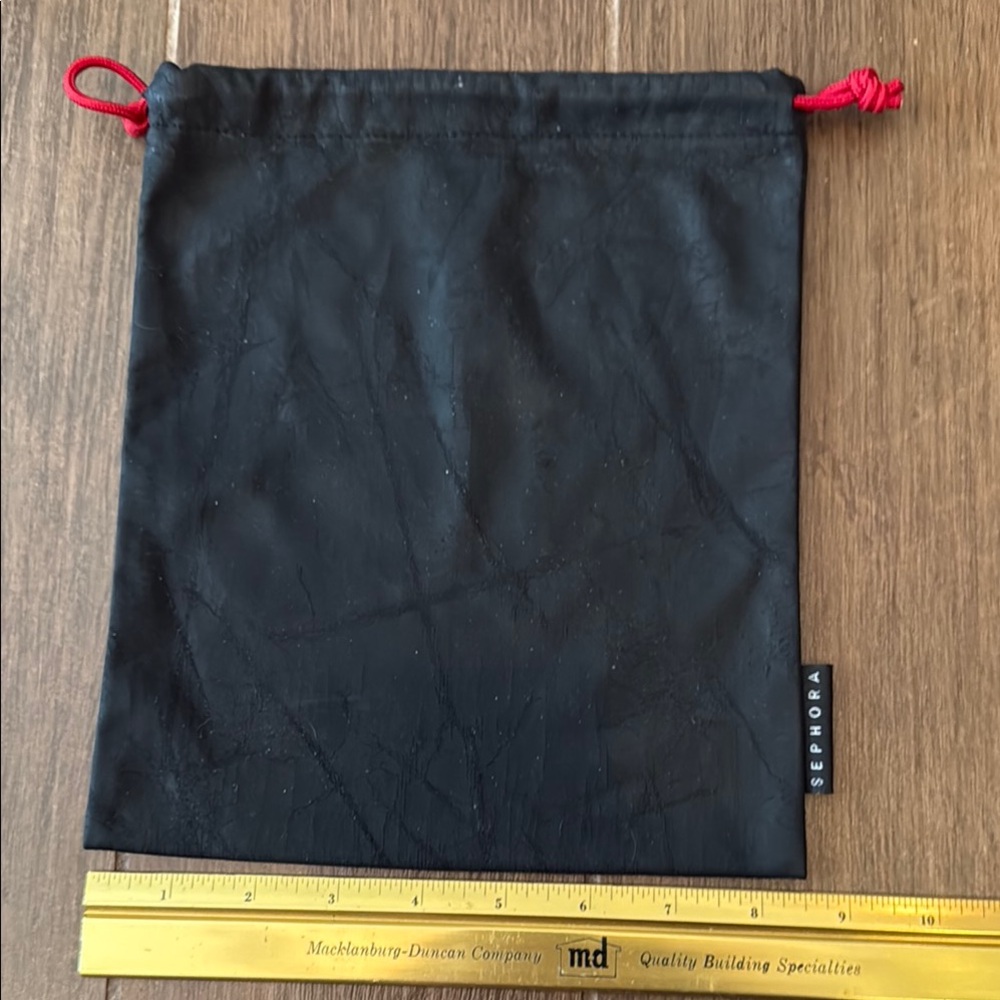 Sephora Black Drawstring Bag